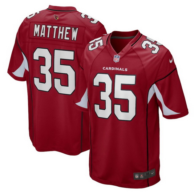 mens nike christian matthew cardinal arizona cardinals game player jersey